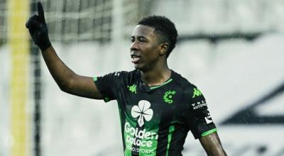 Alan Minda, durante un partido con el Cercle Brugge en la liga de Bélgica.