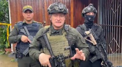 Oscar Mauricio Rico Guzmán, comandante de Policía del Chocó, encabezó el operativo tras la masacre.