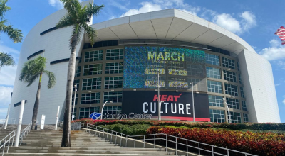 Vista panorámica del Kaseya Center de Miami, el 7 de marzo de 2024.