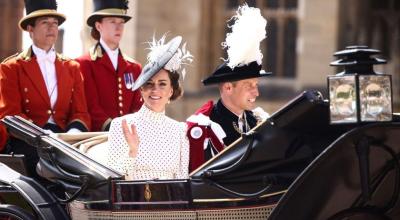 Los príncipes Kate y William de Gales en junio del 2023.