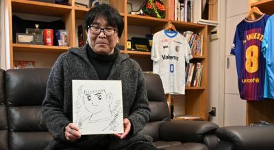 Yoichi Takahashi, creador del cómic 'Supercampeones'. 