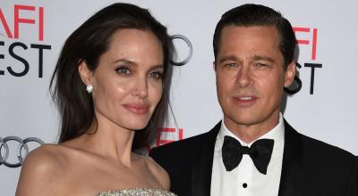 Angelina Jolie y Brad Pitt cuando aún eran pareja, en el año 2015. 