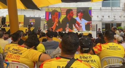 Los socios de Barcelona SC durante la Asamblea del sábado 6 de abril de 2024.