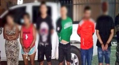 La Policía detuvo a seis sujetos implicados en un secuestro en Quevedo, Los Ríos, el 10 de abril de 2024.