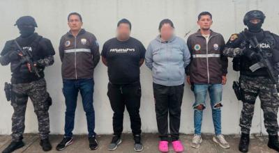 Una pareja conformada por un ecuatoriano y una venezolana fue detenida en Quito por el delito de extorsión.