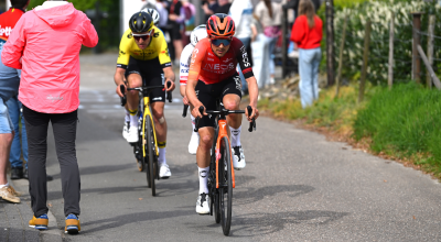 El inglés Thomas Pidcock, durante la Amstel Gold Race, el 14 de abril de 2024.