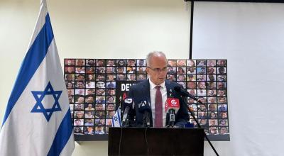 El embajador de Israel en Ecuador, Tzach Sarid, habló este 15 de abril de la situación y la tensión con Irán.