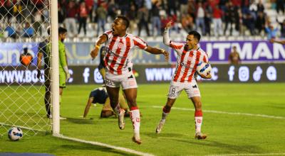 Técnico Universitario recibió a Deportivo Cuenca por la Fecha 9 de LigaPro, este 17 de abril de 2024.