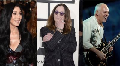 Cher (izq), Ozzy Orbourne y Peter Frampton, entre los nuevos admitidos en el Salón de la Fama del Rock'n Roll.