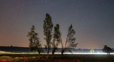 Imagen referencial de la lluvia de estrellas, Las Perseidas, en agosto de 2023.