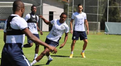 Último entrenamiento de Ecuador en la Casa de la Selección, antes de viajar a Argentina.