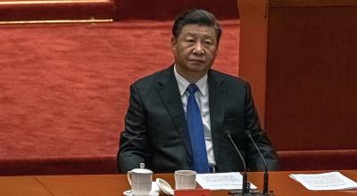El presidente chino Xi Jinping, en el Gran Palacio del Pueblo, en Beijing, China, el 09 de octubre de 2021.