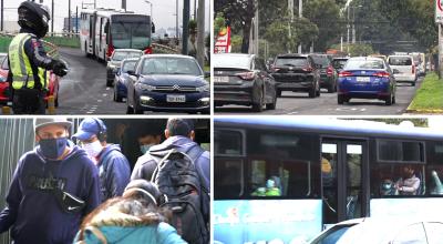 Tráfico en Quito.