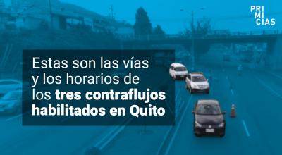 horarios de los contraflujos en Quito