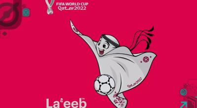 La’eeb, la mascota oficial del Mundial Catar 2022. 