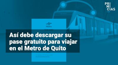 Tickets gratuitos para el Metro de Quito