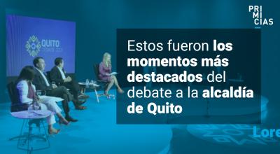 Debate Alcaldía de Quito.