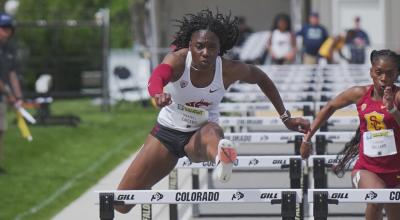 Maribel Caicedo, durante un campeonato en Estados Unidos, el 11 de mayo de 2024.