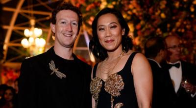 Mark Zuckerberg y su esposa, Priscilla Chan. La pareja tiene tres hijos. 