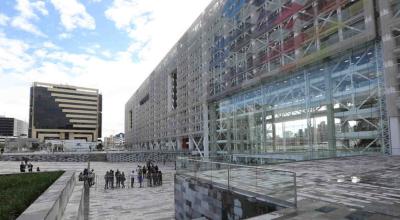 Imagen referencial de la Plataforma Financiera, donde funciona el Ministerio de Finanzas, norte de Quito.