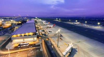 Vista aérea del Aeropuerto Internacional Mariscal Sucre de Quito, en 2023.