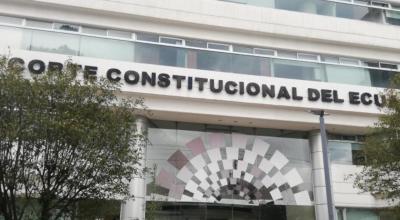 Fachada de la Corte Constitucional, el 6 de mayo de 2022.