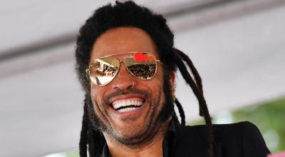 Lenny Kravitz durante la ceremonia del Paseo de la Fama en Los Ángeles, California, el 12 de marzo de 2024.