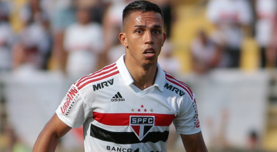 El defensor Igor Vinicius, durante un partido con Sao Paulo en el Brasileirao.