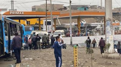 Explosión de un grifo de gas en Perú, 20 de mayo de 2024.