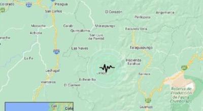 Un temblor ocurrió en el cantón Echeandía, en Bolívar, el 21 de mayo de 2024.