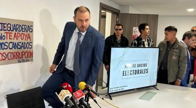 El pasado 21 de mayo el consejero de Participación, Esteban Guarderas, anunció un juicio contra la vicepresidenta, Verónica Abad.