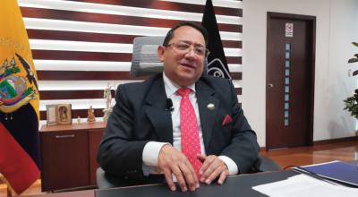 Mauricio Torres, titular de la Contraloría General del Estado, en entrevista con PRIMICIAS este 21 de mayo de 2024.