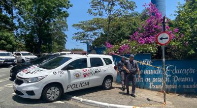 Imagen referencial de un vehículo oficial de la policía de Sao Paulo, Brasil, octubre de 2023.