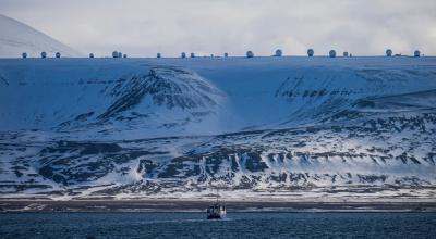 Imagen referencial del archipiélago de Svalbard, en el océano Ártico, en Noruega, tomada el 16 de mayo de 2024.