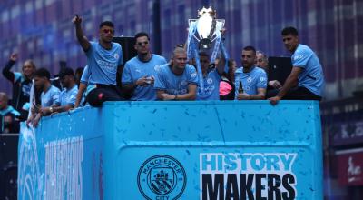 El Manchester City festejo con el título de campeón de la Premier League el pasado 26 de mayo de 2024.