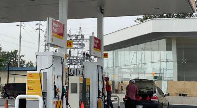 Imagen referencial de una gasolinera en la vía a Daule, Guayaquil, 14 de junio de 2024.