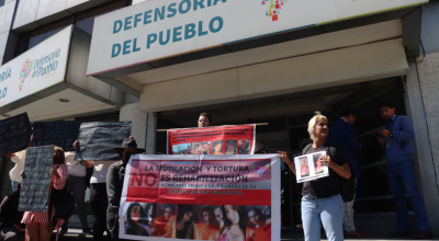 Reunión mesas de diálogo y plantón de familiares de reos en la Defensoría del Pueblo este 17 de junio de 2024.