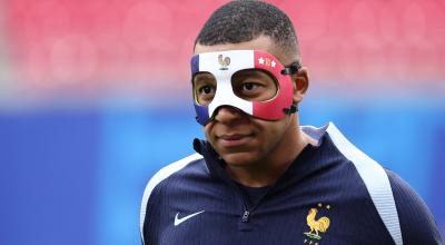 Kylian Mbappé, durante un entrenamiento con Francia, el 20 de junio de 2024.