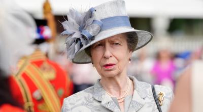 La princesa Ana durante la fiesta en el jardín en el Palacio de Buckingham, 23 de mayo de 2024.