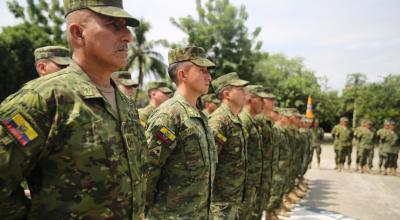 Militares en una ceremonia el 11 de junio de 2024.