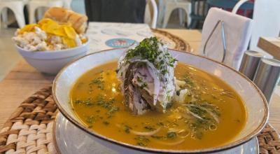 El restaurante ganador del Encebollado Fest está en el sur de Quito. 