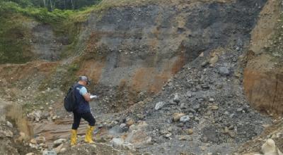 Imagen referencial sobre un operativo de control a la minería en La Maná el 6 de junio de 2024.