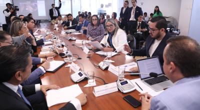 La Comisión Multipartidista para el tratamiento de los proyectos nacidos de la consulta, el 19 de junio de 2024.