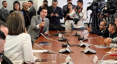 Roberto Luque, ministro de Transporte, en una comparecencia en la Asamblea en mayo 2024.