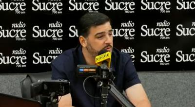 El alcalde de Guayaquil, Aquiles Alvarez, en su enlace radial del 10 de julio de 2024. 