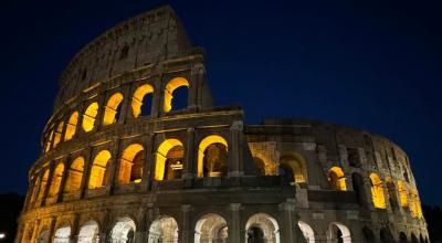 Coliseo de Roma, en Italia. 