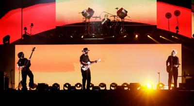 Concierto de Morat en el estadio El Campín, en Bogotá (Colombia), a inicios de julio de 2024.