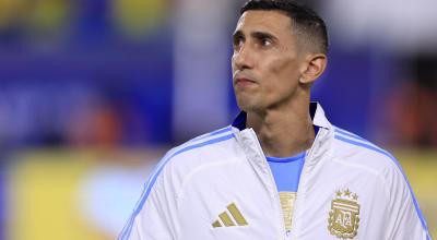 Ángel Di María, durante un partido con la selección argentina en Copa América, el pasado 14 de julio de 2024.