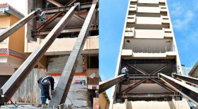 Edificio Fantasía de Guayaquil fue estabilizado: ¿Cómo será la demolición?