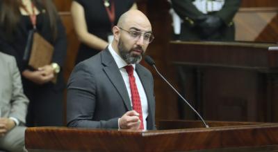 Mario Godoy Naranjo se posesionó como vocal principal del Consejo de la Judicatura. Asamblea Nacional, el 16 de julio de 2024.